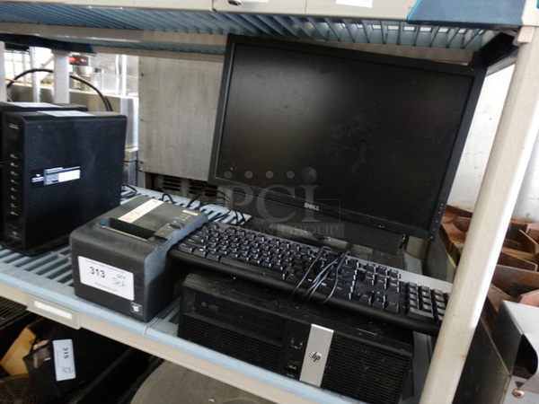 ALL ONE MONEY! Lot Includes Dell 19" Computer Monitor, Keyboard, Computer Tower and Epson Model M165M Receipt Printer! - Image 4 of 6