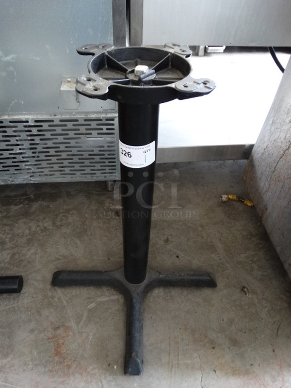 Black Metal Table Base. 22x22x28 - Image 1 of 4