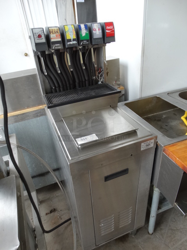 NICE! McCann's Stainless Steel Commercial 6 Flavor Carbonated Beverage Machine on Ice Bin. 19x26.5x56 - Image 4 of 10