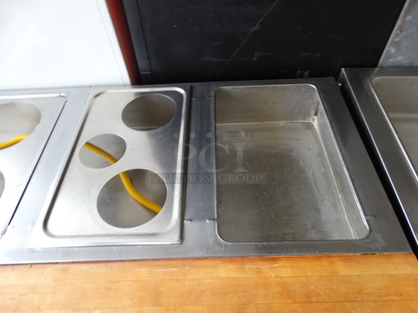 NICE! Eagle Stainless Steel Commercial Gas Powered Steam Table w/ Butcher Block Cutting Board and Undershelf. 63.5x31x35 - Image 4 of 9