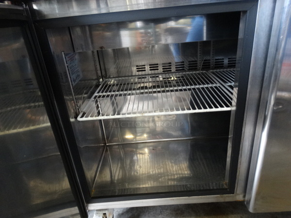 NICE! Superior Model SP48-12 Stainless Steel Commercial Sandwich Salad Prep Table Bain Marie Mega Top on Commercial Casters. 115 Volts, 1 Phase. 48.5x30x43. Tested and Working! - Image 6 of 7