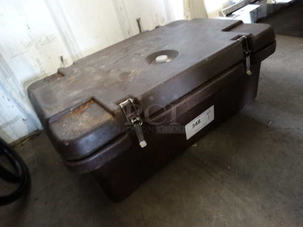 Cambro Model 160MPC Brown Poly Insulated Food Case. 24x16x10 - Image 4 of 8