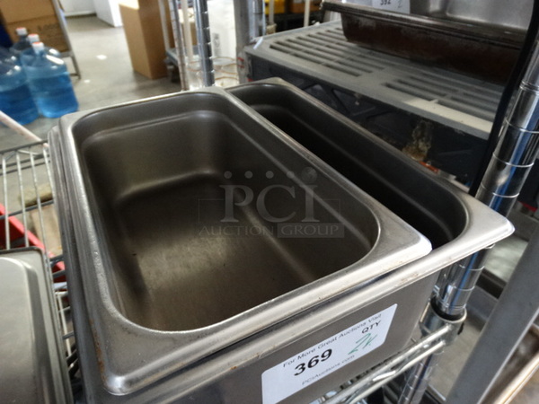 2 Various Stainless Steel Drop In Bins. 1/2x6, 1/3x4. 2 Times Your Bid! - Image 3 of 4