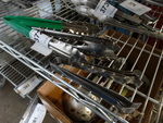5 Various Metal Tongs. Includes 9". 5 Times Your Bid!