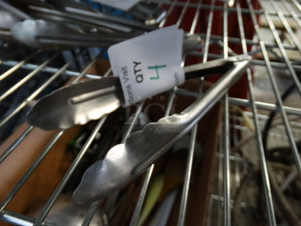 5 Metal Tongs. 7". 5 Times Your Bid! - Image 2 of 2