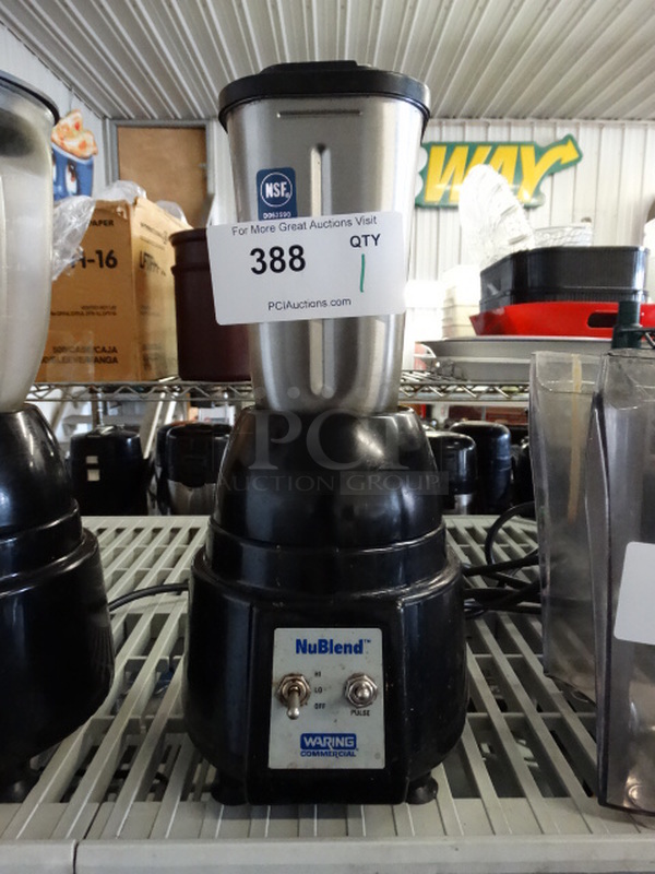 Waring NuBlend Model BB180 Commercial Countertop Blender w/ Pitcher. 120 Volts, 1 Phase. 7x7x15. Tested and Working! - Image 1 of 5