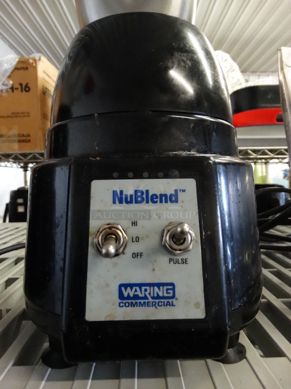 Waring NuBlend Model BB180 Commercial Countertop Blender w/ Pitcher. 120 Volts, 1 Phase. 7x7x15. Tested and Working! - Image 4 of 5