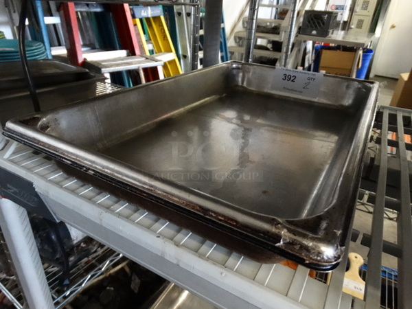 2 Stainless Steel Full Size Drop In Bins. 1/1x2. 2 Times Your Bid! - Image 2 of 3