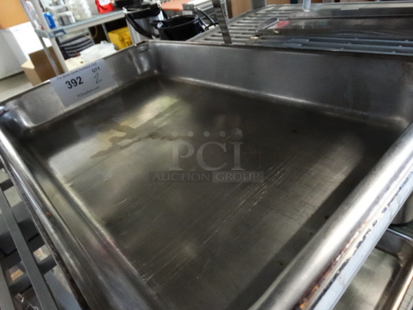 2 Stainless Steel Full Size Drop In Bins. 1/1x2. 2 Times Your Bid! - Image 3 of 3