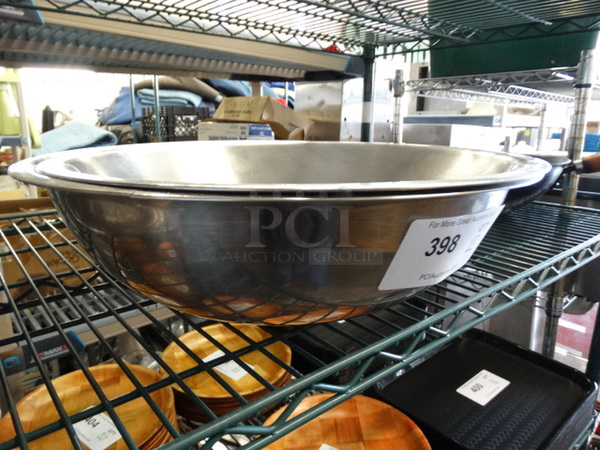2 Metal Bowls. 16x16x4.5. 2 Times Your Bid! - Image 2 of 3