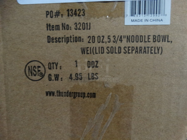 12 BRAND NEW IN BOX! Poly Bowls. 6x6x3. 12 Times Your Bid! - Image 6 of 6
