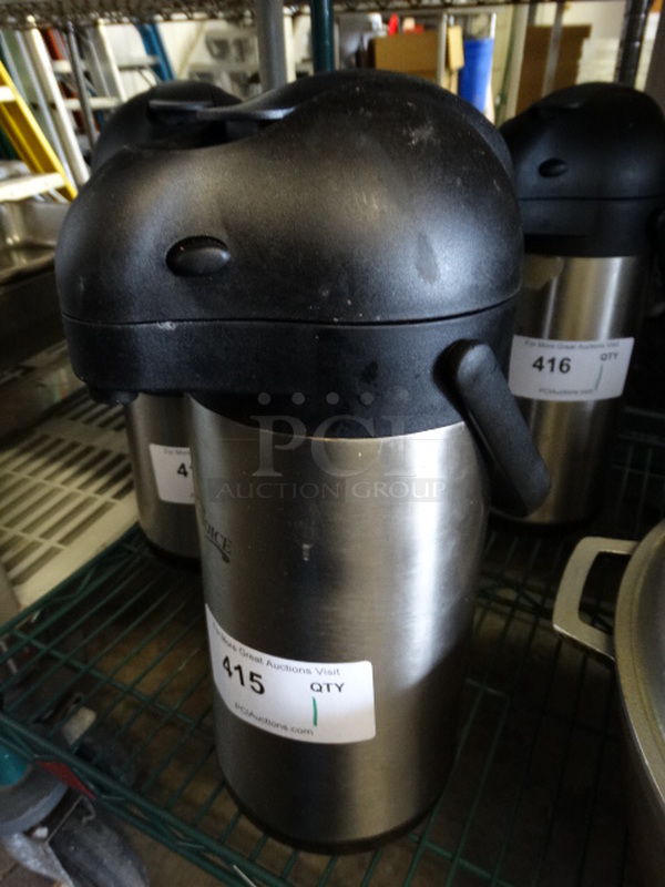 Choice Chrome Finish Air Pot. 5.5x7.5x15 - Image 2 of 4
