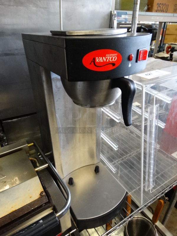 Avantco Stainless Steel Commercial Countertop Coffee Machine w/ Metal Brew Basket. 8x14.5x22 - Image 2 of 5