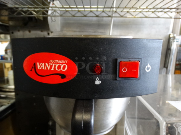 Avantco Stainless Steel Commercial Countertop Coffee Machine w/ Metal Brew Basket. 8x14.5x22 - Image 4 of 5