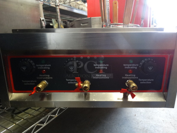 Stainless Steel Commercial Electric Powered Fryer w/ Baskets. 23.5x19x11 - Image 2 of 7
