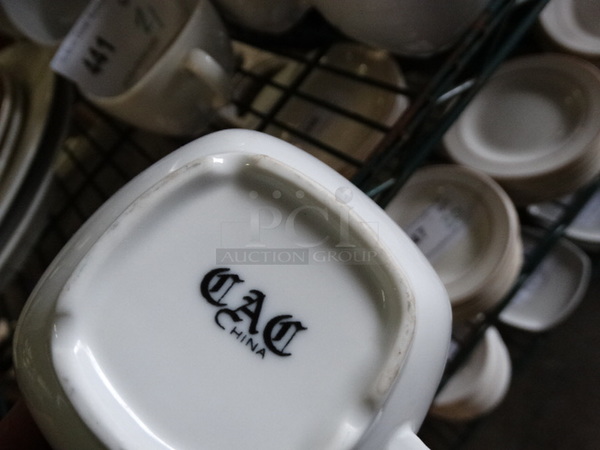 21 White Ceramic Mugs. 4.5x3.5x2.5. 21 Times Your Bid! - Image 3 of 3