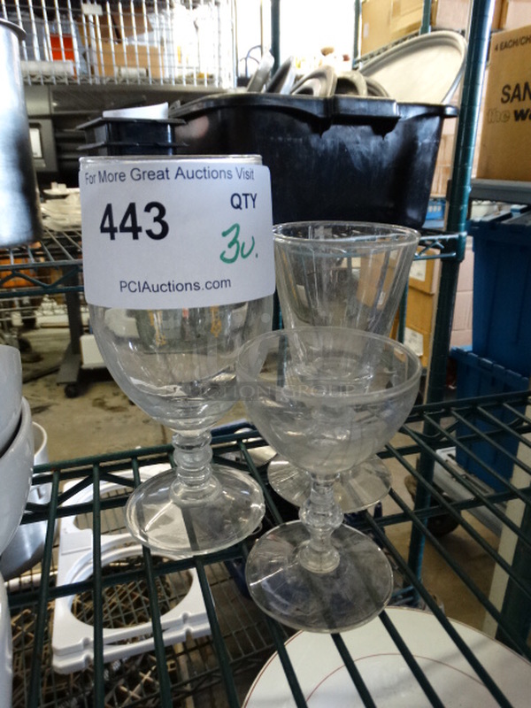 3 Stemmed Glasses. Includes 3xx35.5. 3 Times Your Bid! - Image 3 of 3