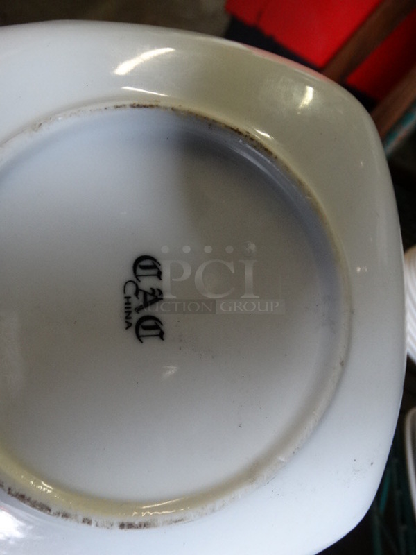 22 White Ceramic Saucers. 6x6x1. 22 Times Your Bid! - Image 3 of 3