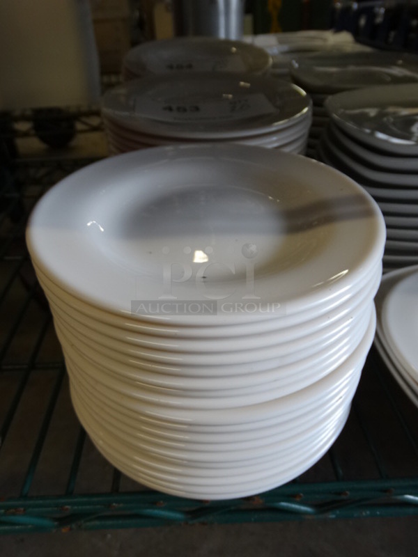 20 White Ceramic Plates. 6x6x1. 20 Times Your Bid! - Image 2 of 3