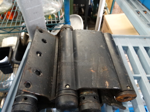 ALL ONE MONEY! Lot of 6 Metal Hinges! 9x5x1.5 - Image 4 of 4