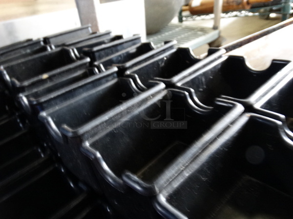 ALL ONE MONEY! Lot of 58 Black Poly Sugar Caddies! 3.5x2.5x2 - Image 3 of 3