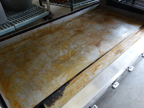 WOW! DCS Stainless Steel Commercial Countertop Gas Powered Flat Top Griddle. 48x28x11 - Image 6 of 8