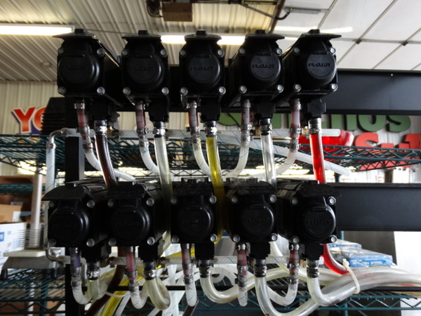 10 Soda Pumps on Metal Rack. 40x22x77. 10 Times Your Bid! - Image 4 of 8