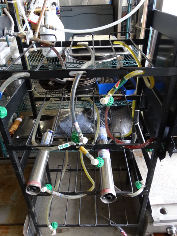 10 Soda Pumps on Metal Rack. 40x22x77. 10 Times Your Bid! - Image 5 of 8