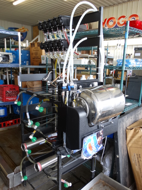 10 Soda Pumps on Metal Rack. 40x22x77. 10 Times Your Bid! - Image 6 of 8