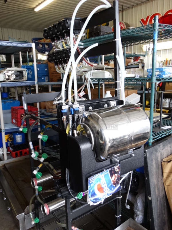 10 Soda Pumps on Metal Rack. 40x22x77. 10 Times Your Bid! - Image 8 of 8