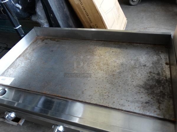 NICE! Anvil Stainless Steel Commercial Countertop Gas Powered Flat Top Griddle. 38x24x13 - Image 6 of 8