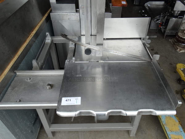 FANTASTIC! Hobart Model 5801 Stainless Steel Commercial Floor Style Meat Saw. Comes w/ 2 Blades! 200-230/460 Volts, 3 Phase. 39x43x74 - Image 3 of 12
