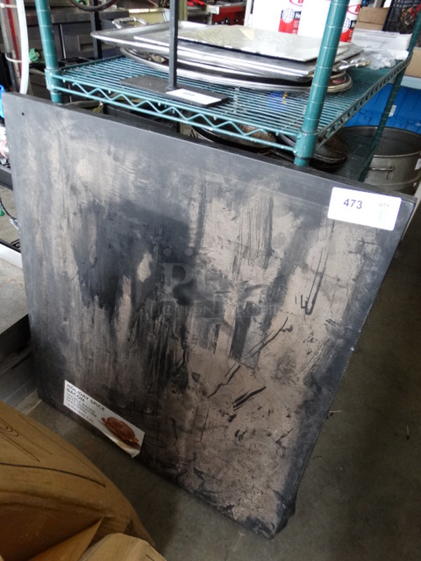 Black Poly Piece. 35x40x1.5 - Image 2 of 2