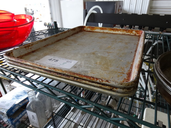 3 Metal Half Size Baking Pans. 13x18x1. 3 Times Your Bid! - Image 3 of 3