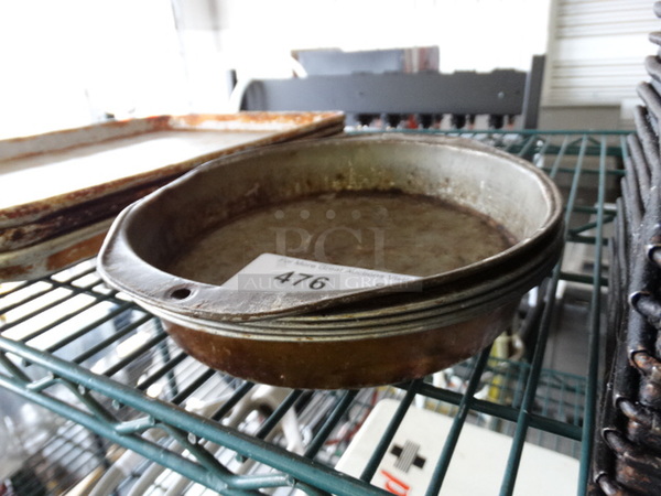 5 Metal Round Baking Pans. 8.5x8.5x1.5. 5 Times Your Bid! - Image 3 of 3
