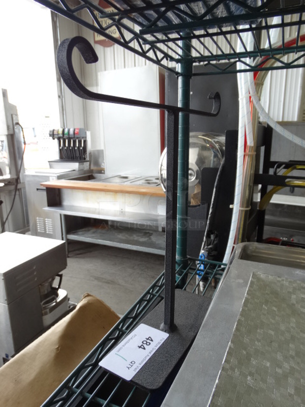 Black Metal Countertop Holder. 14.5x3.5x14.5 - Image 1 of 2