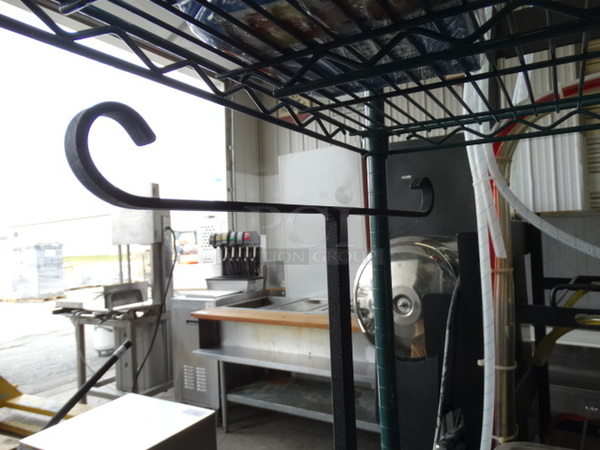 Black Metal Countertop Holder. 14.5x3.5x14.5 - Image 2 of 2