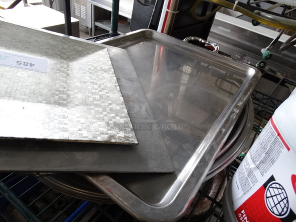 ALL ONE MONEY! Lot of 6 Metal Trays! - Image 3 of 4