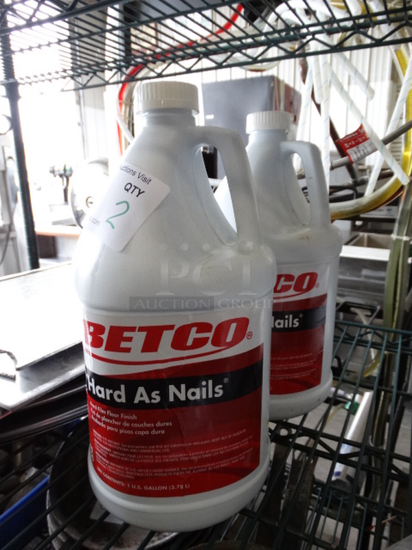 2 Betco Hard As Nails Jugs. 6x6x12. 2 Times Your Bid! - Image 2 of 3