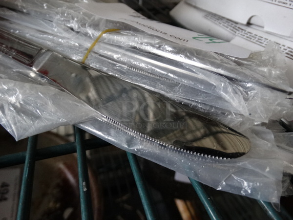 ALL ONE MONEY! Lot of 24 BRAND NEW! Metal Knives! 9" - Image 2 of 3