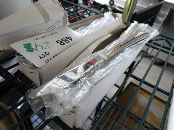 ALL ONE MONEY! Lot of 24 BRAND NEW! Metal Knives! 9" - Image 1 of 3