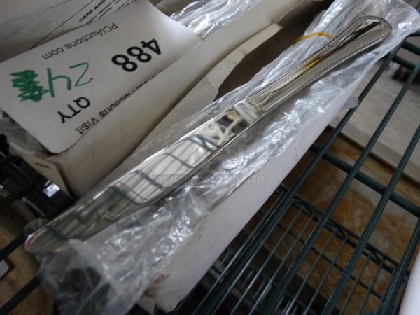 ALL ONE MONEY! Lot of 24 BRAND NEW! Metal Knives! 9" - Image 2 of 3