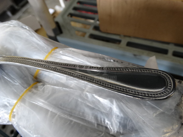 ALL ONE MONEY! Lot of 48 BRAND NEW! Metal Forks! 7.5" - Image 3 of 4