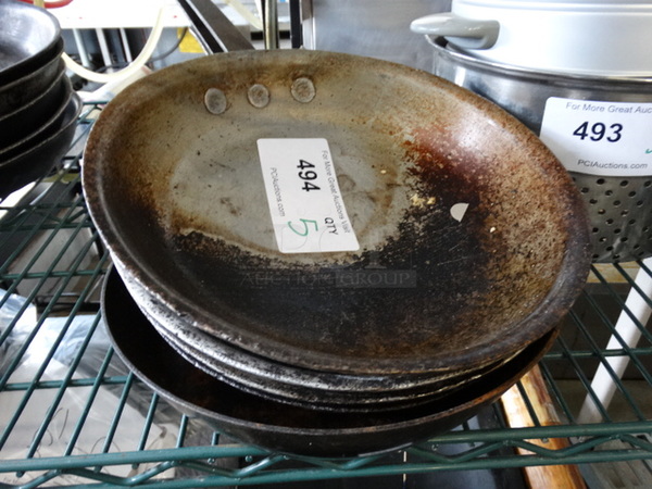 5 Metal Skillets. 18x10.5x2. 5 Times Your Bid! - Image 3 of 3