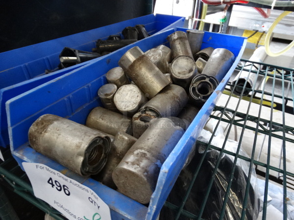 ALL ONE MONEY! Lot of Metal Legs in Bin! - Image 2 of 3