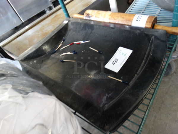 2 Black Poly Trays. 20x15x2. 2 Times Your Bid! - Image 2 of 3