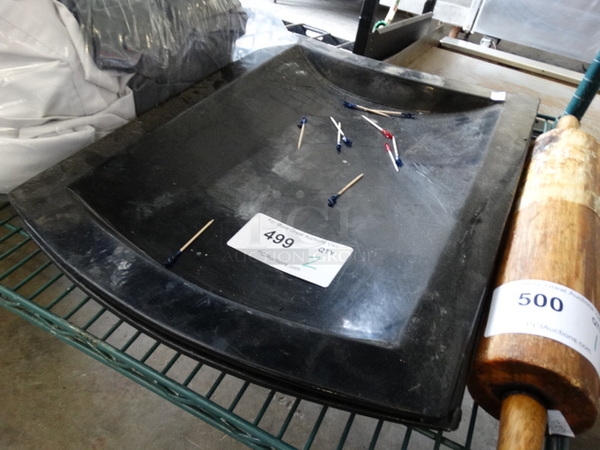 2 Black Poly Trays. 20x15x2. 2 Times Your Bid! - Image 3 of 3