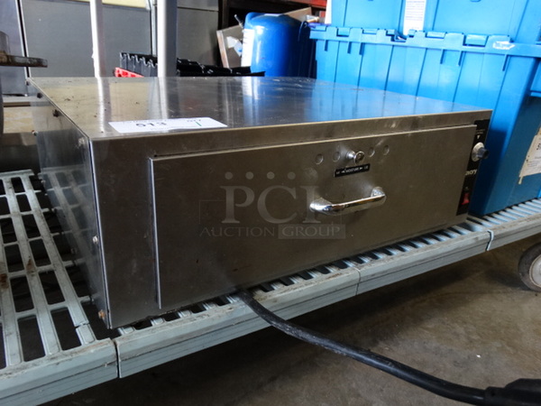 NICE! Savory Stainless Steel Commercial Drawer Warmer. 23x21x7.5. Tested and Working! - Image 2 of 6