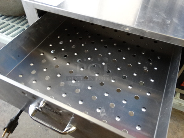 NICE! Savory Stainless Steel Commercial Drawer Warmer. 23x21x7.5. Tested and Working! - Image 5 of 6