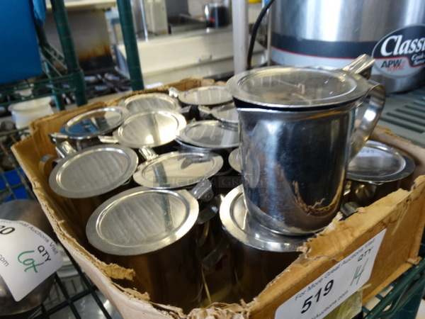 14 Metal Pitchers. 4.5x3x3.5. 14 Times Your Bid! - Image 2 of 2